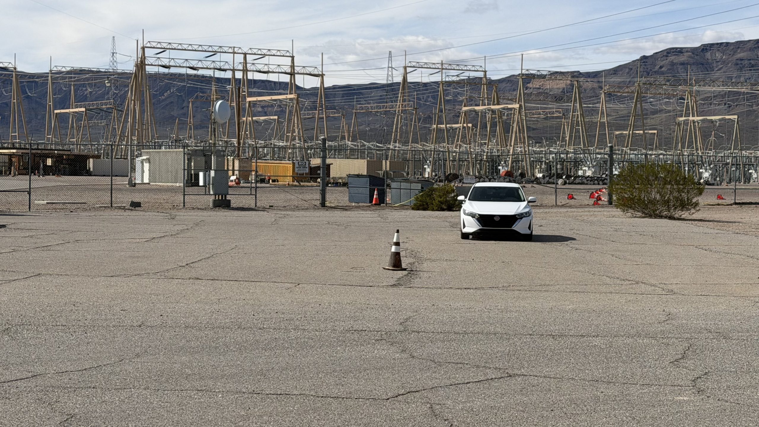 power substation outside boulder city
