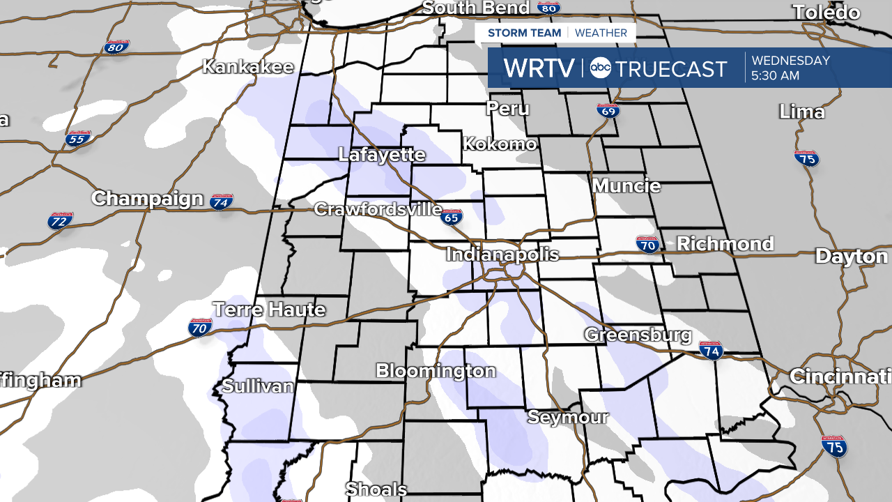 Wednesday AM snow