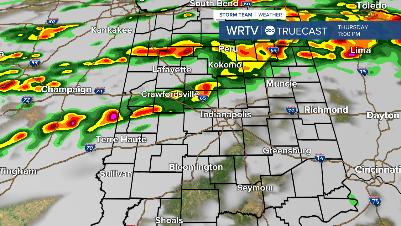 Thursday storm timing