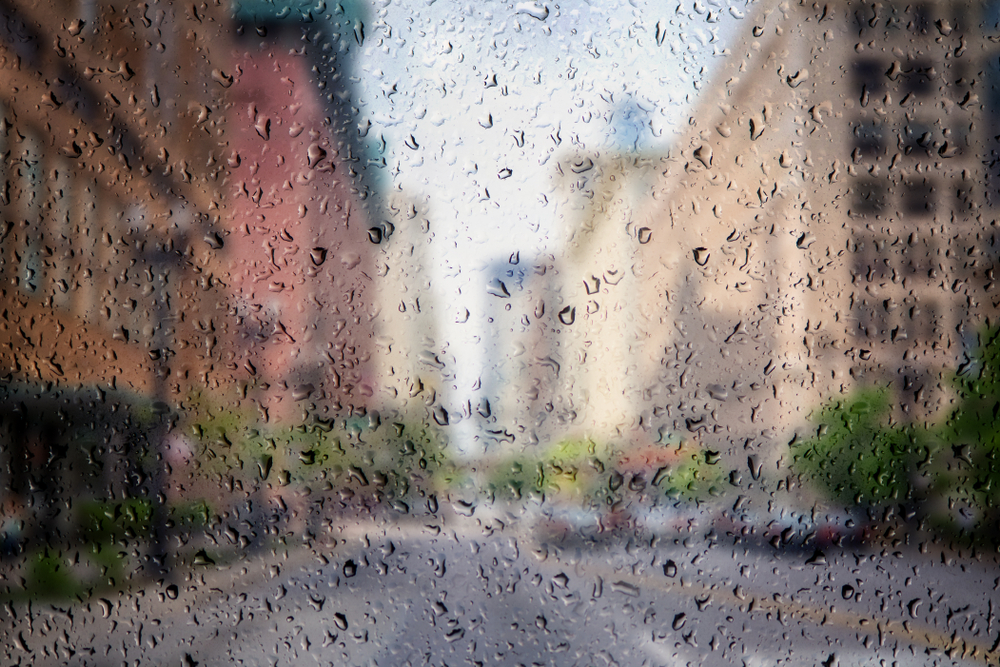 View,On,Chicago,Downtown,Through,The,Window,Of,Cafe,With
