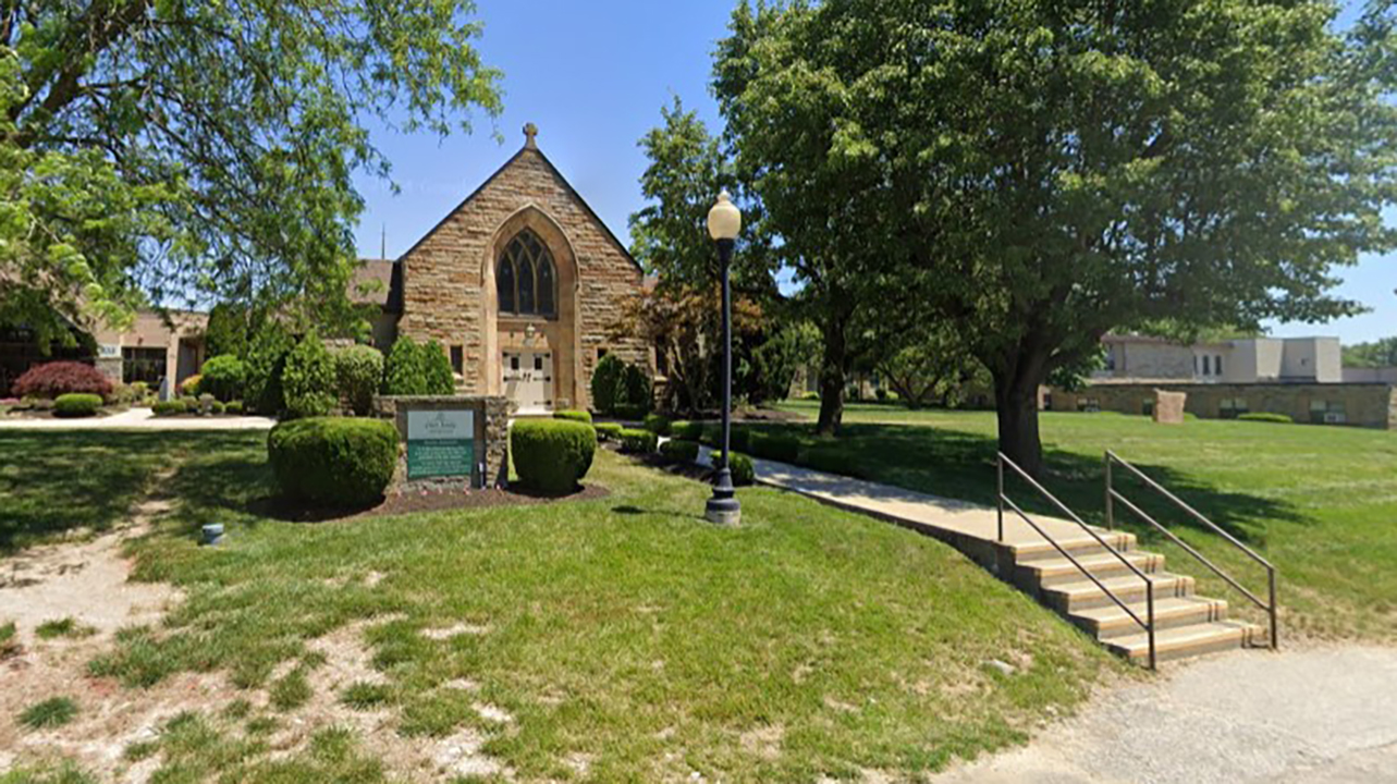 ONLINE CROP Our Lady of the Greenwood Catholic Church and School in June 2024 from Google Street View.jpg