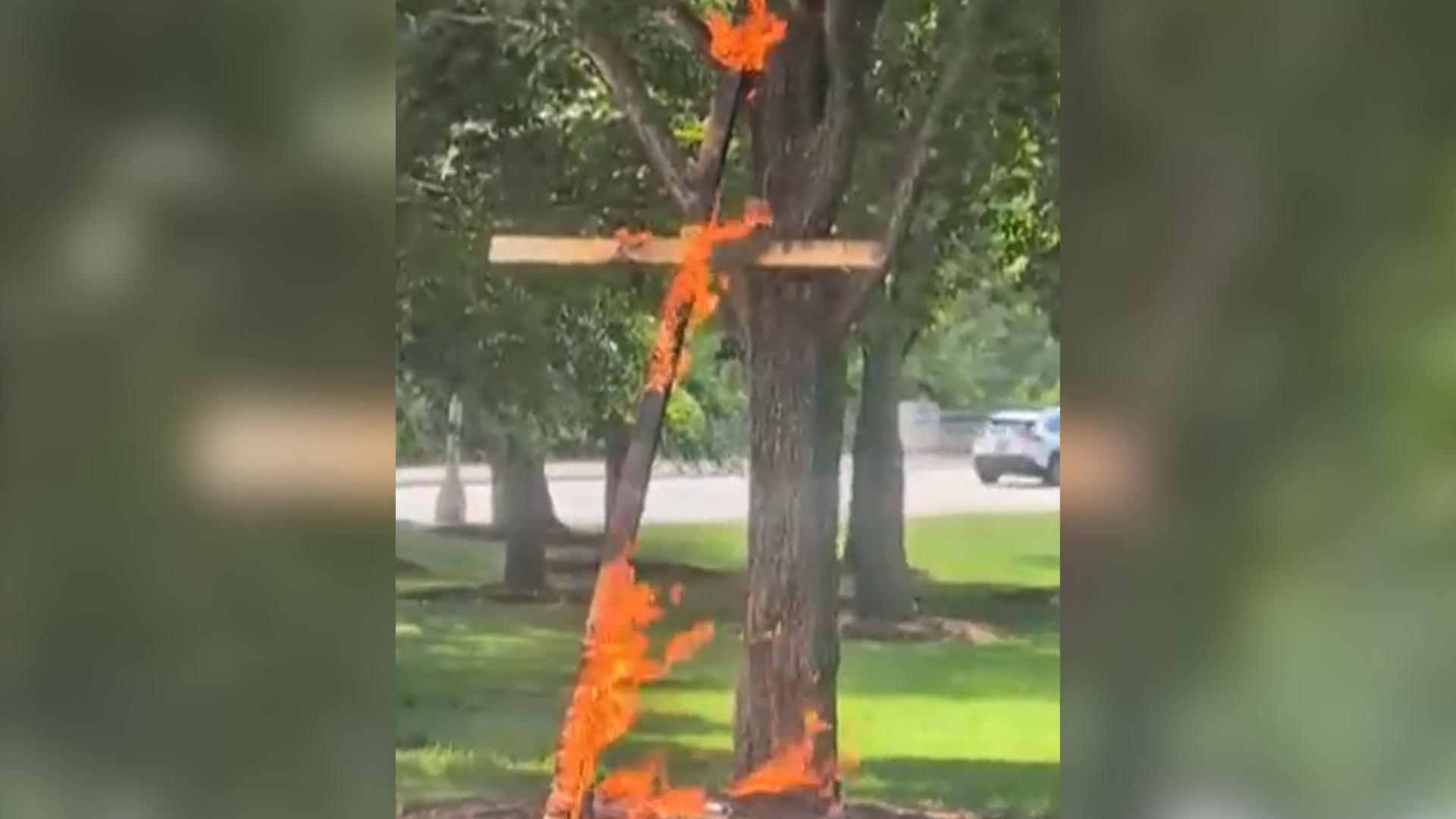 Chicago cross burning investigation
