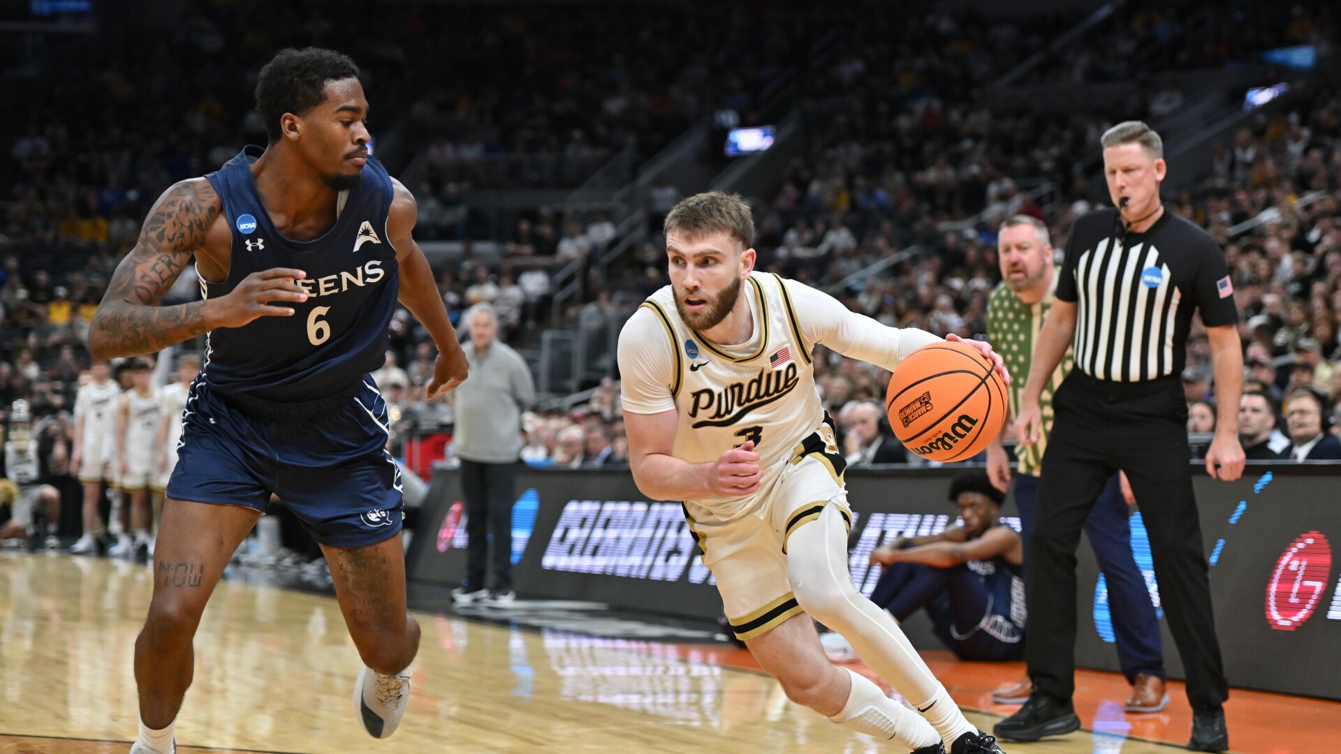 NCAA Queens Purdue Basketball