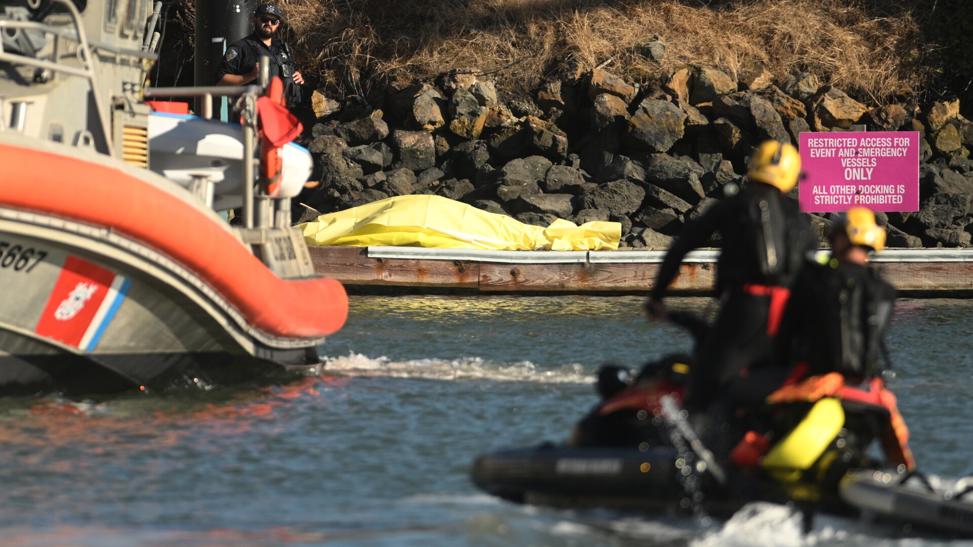 Boat Fire San Francisco