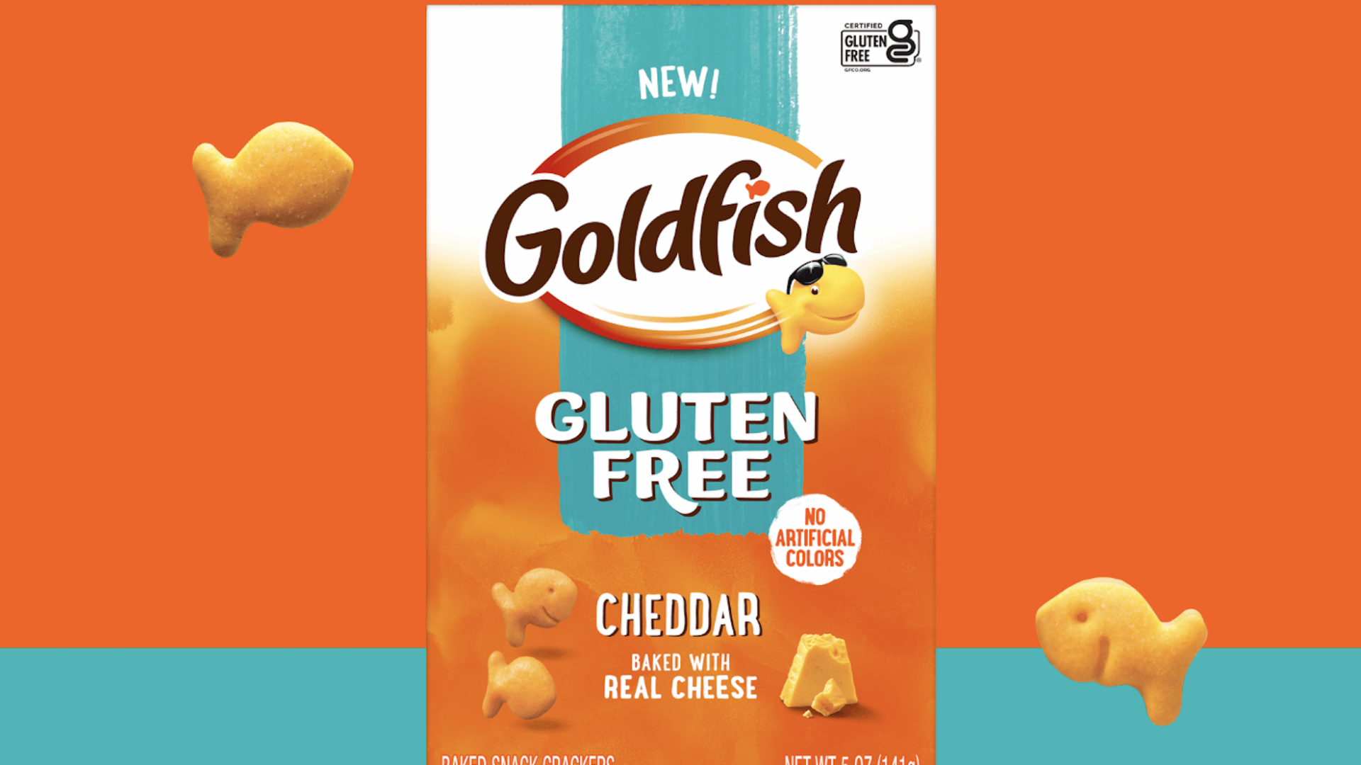 Goldfish feature a new gluten free option