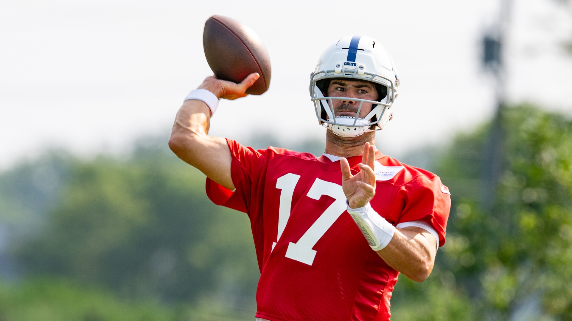 Colts Camp Quarterbacks Football