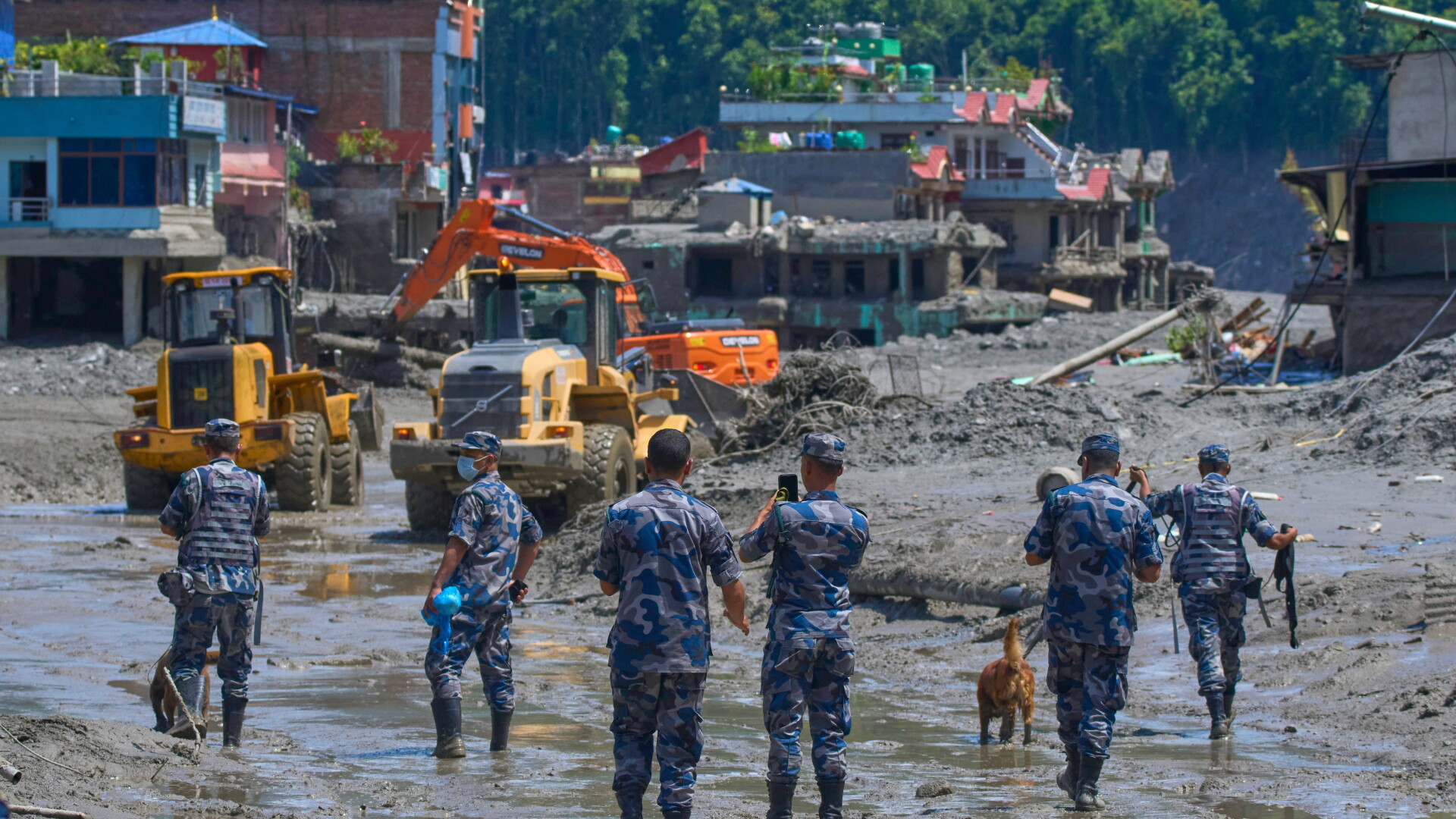 APTOPIX Nepal Flash Floods