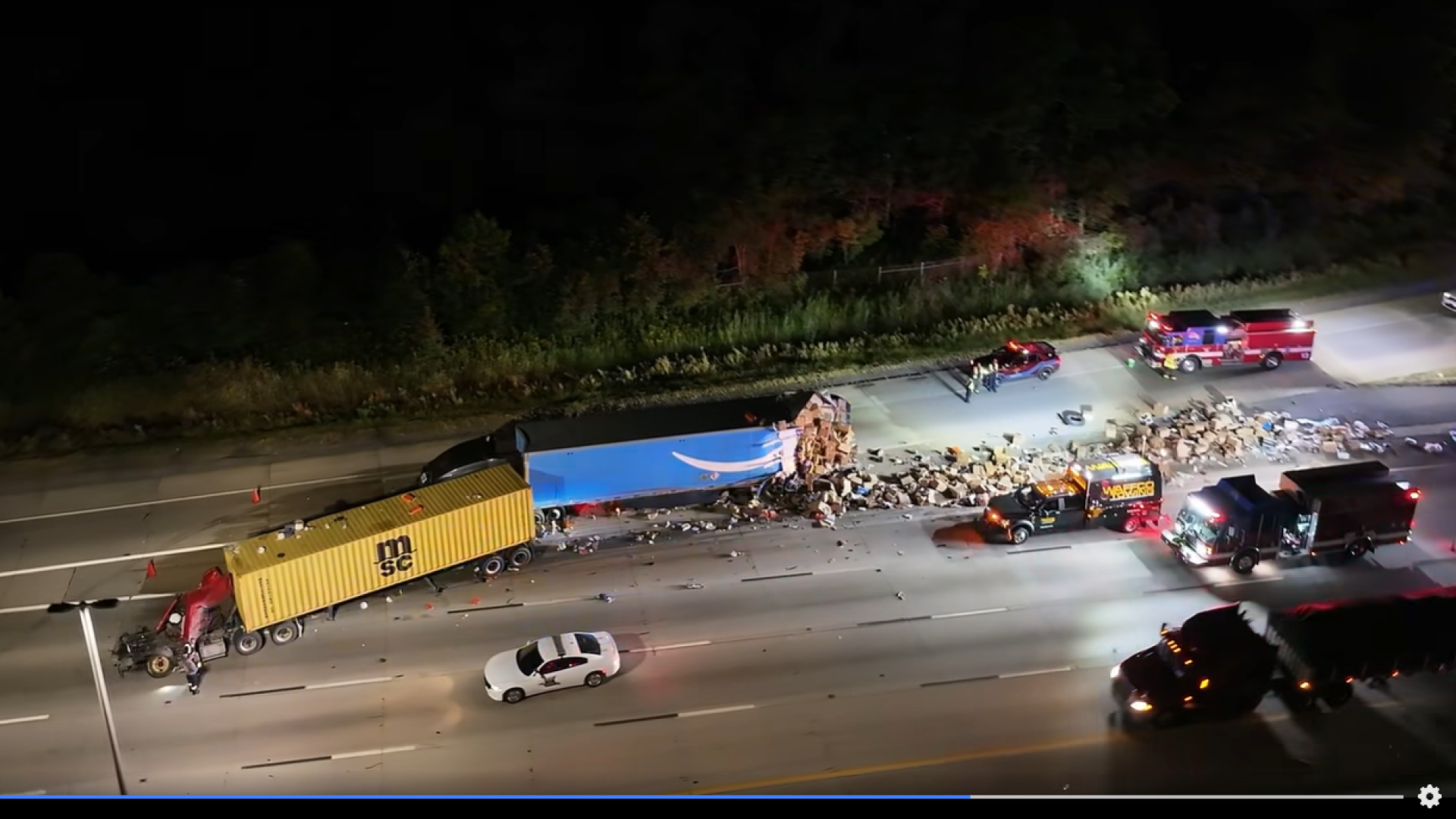Gary Semi Crash
